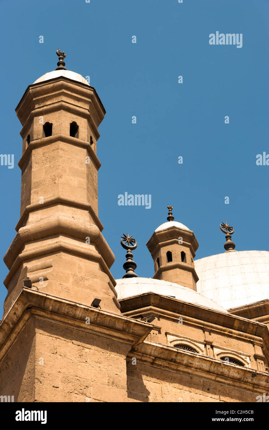 Détail de la mosquée Mohamed Ali - Le Caire, La Citadelle de Saladin, de Basse Egypte Banque D'Images