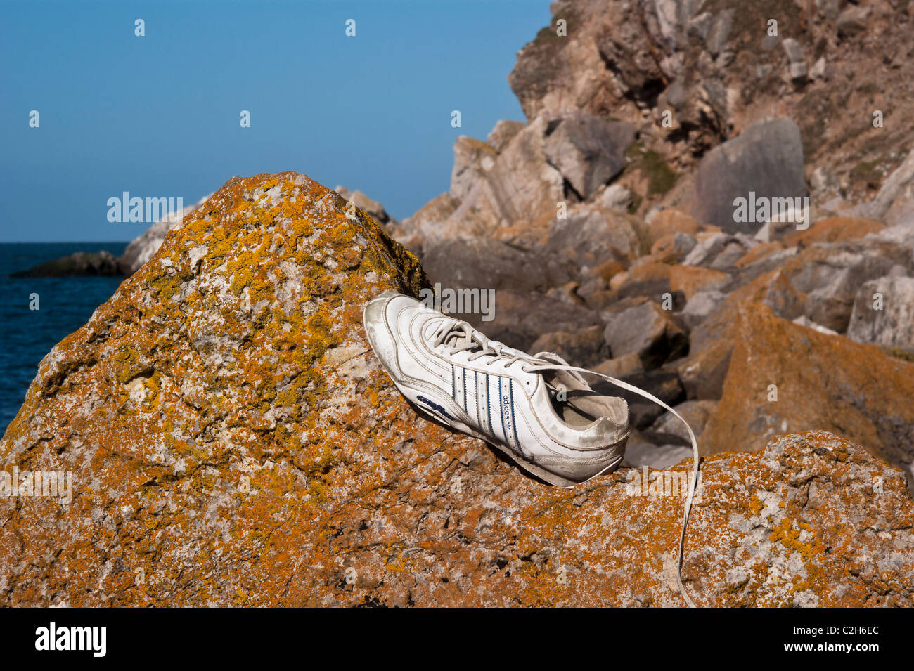 Un service de formation sur la plage d'un Banque D'Images