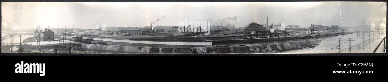 Indiana Steel Co. à l'usine de Gary, Ind. Banque D'Images