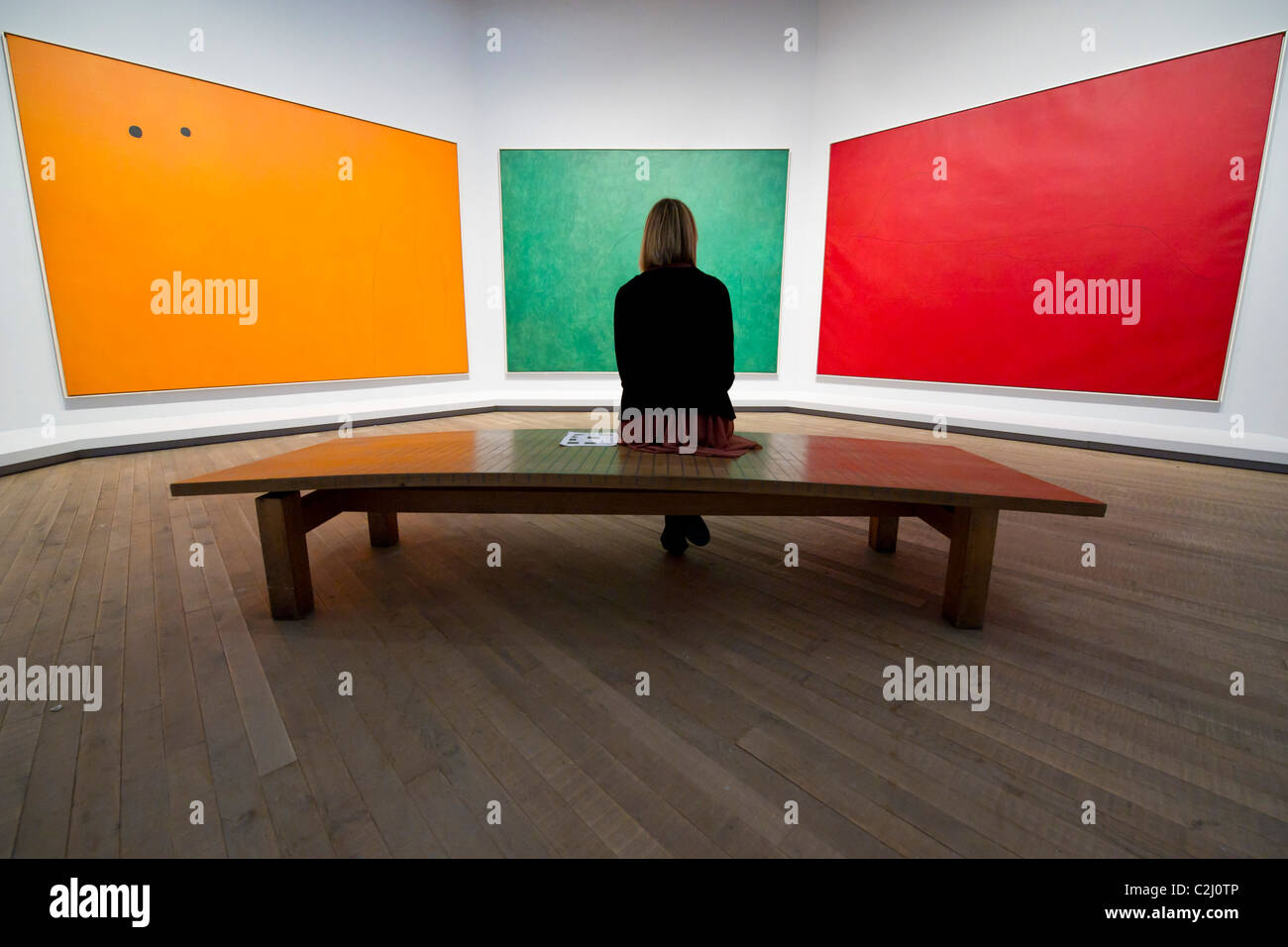 Le Joan Miro, échelle d'échapper à l'exposition à la Tate Modern. Elle est conjointement organisée par Matthew Gale et Marko Daniel Banque D'Images