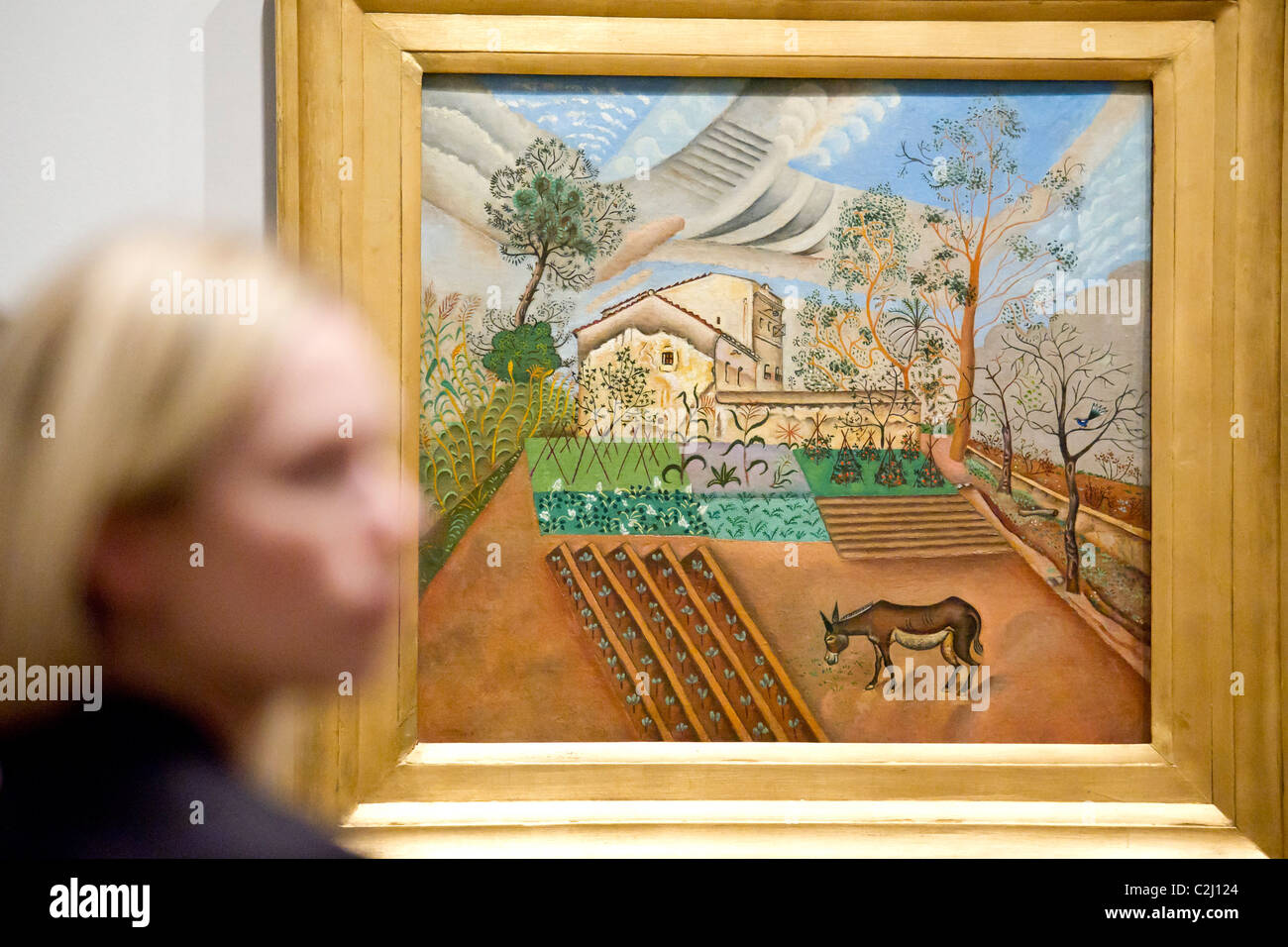 Le Joan Miro, échelle d'échapper à l'exposition à la Tate Modern. Elle est conjointement organisée par Matthew Gale et Marko Daniel Banque D'Images