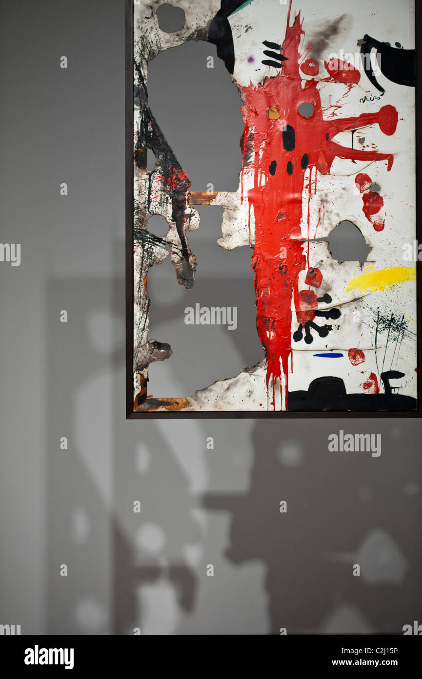 Le Joan Miro, échelle d'échapper à l'exposition à la Tate Modern. Elle est conjointement organisée par Matthew Gale et Marko Daniel Banque D'Images