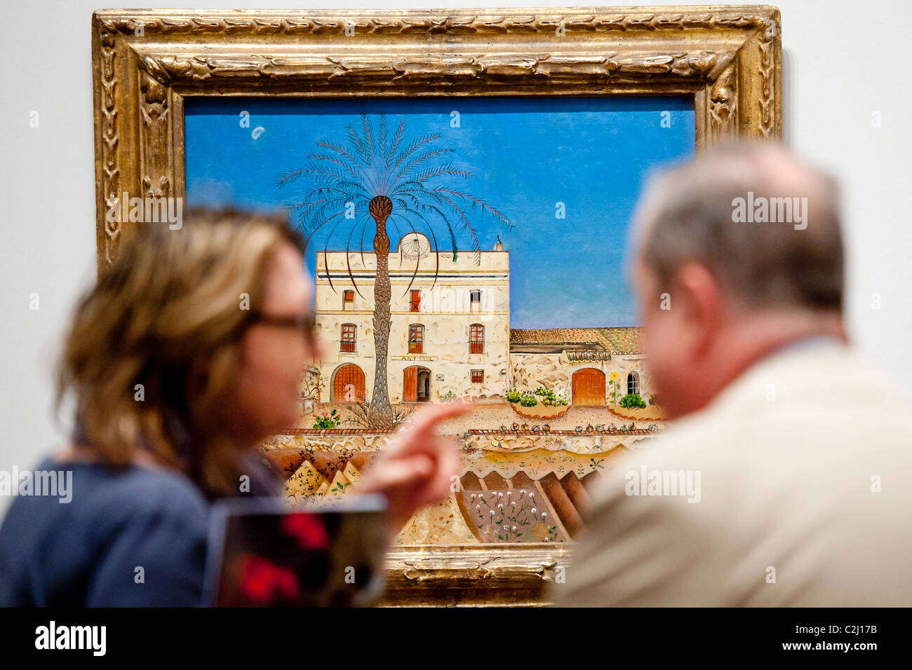 Le Joan Miro, échelle d'échapper à l'exposition à la Tate Modern. Elle est conjointement organisée par Matthew Gale et Marko Daniel Banque D'Images