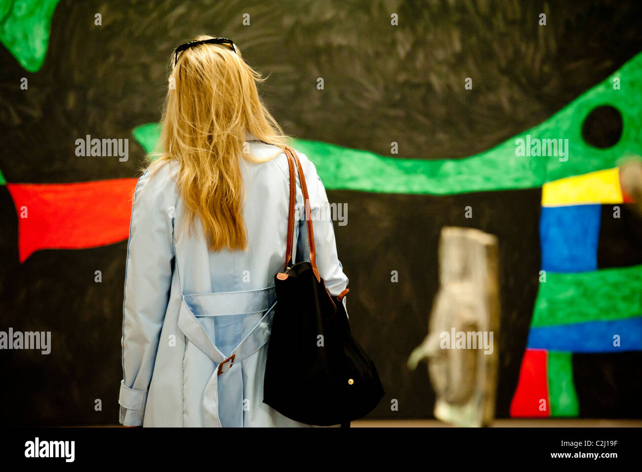 Le Joan Miro, échelle d'échapper à l'exposition à la Tate Modern. Elle est conjointement organisée par Matthew Gale et Marko Daniel Banque D'Images