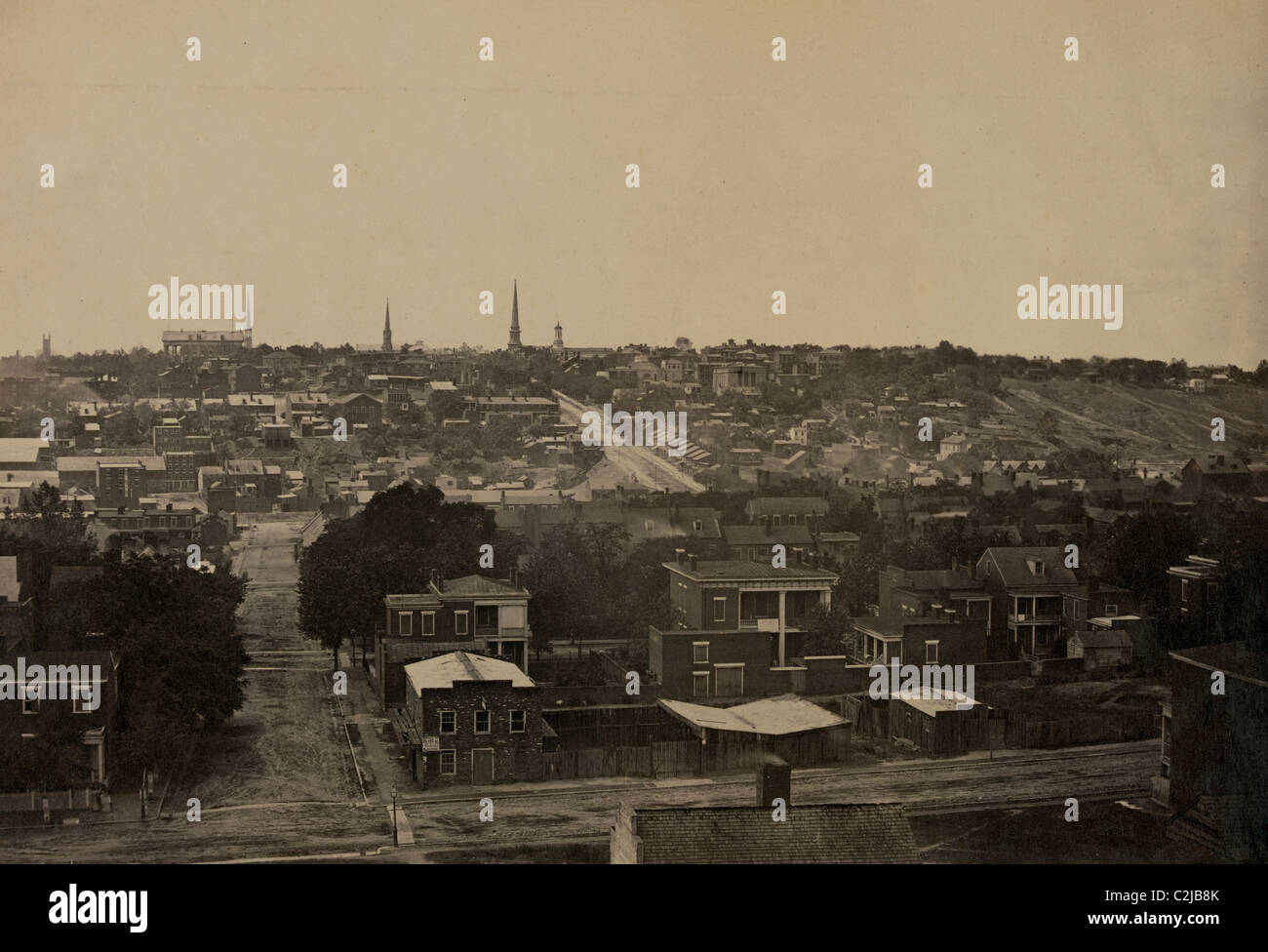 Richmond Hill, de l'Oregon, Avril 1865 Banque D'Images