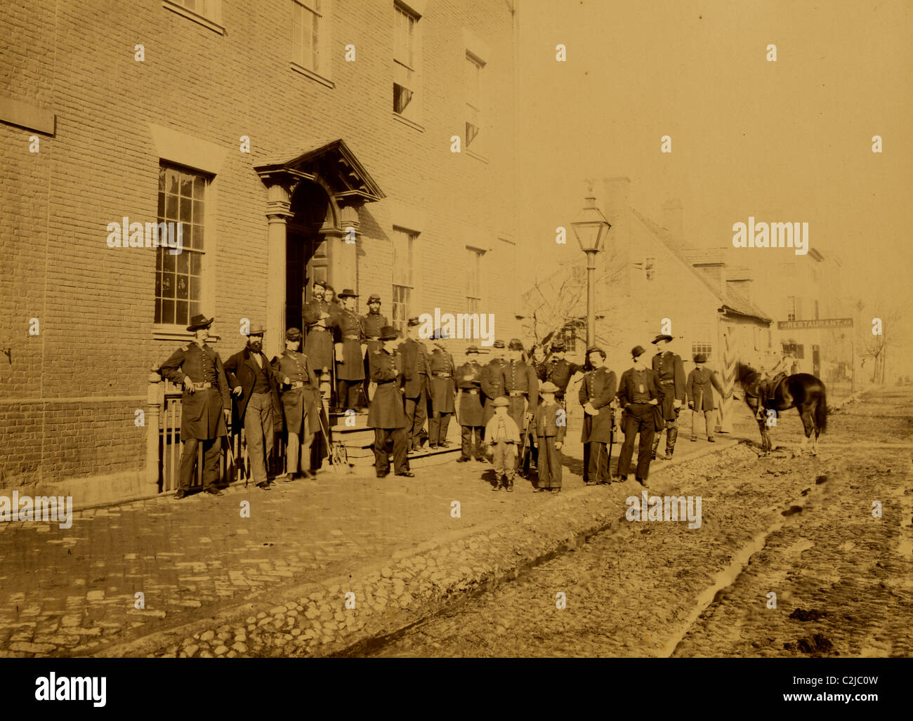 Bureau de district d'abord volontaires, City Hotel, Alexandria, VA Banque D'Images