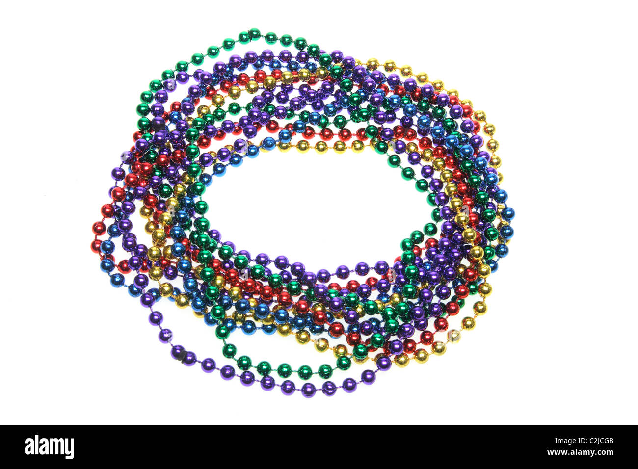 Des chaînes de perles de couleur Banque D'Images