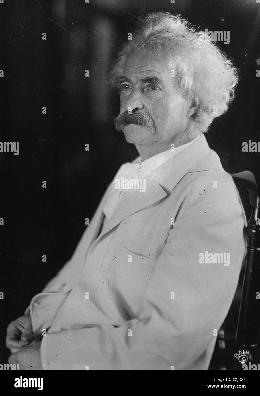 Portrait de Mark Twain Banque D'Images