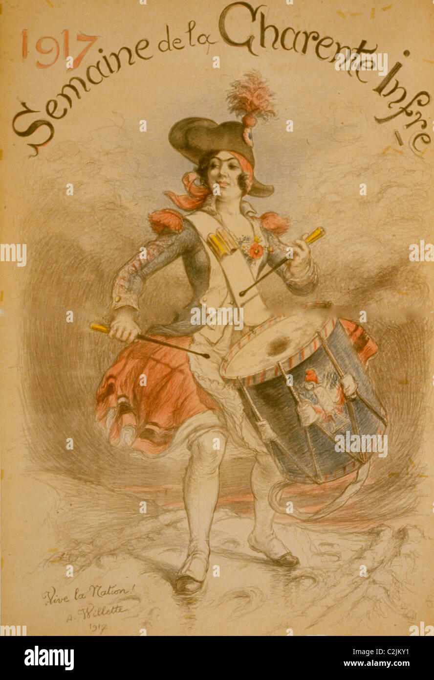 1917 Semaine de la Charente Infre ; 1917 - Semaine de la Charente Infre [inférieure]. Banque D'Images