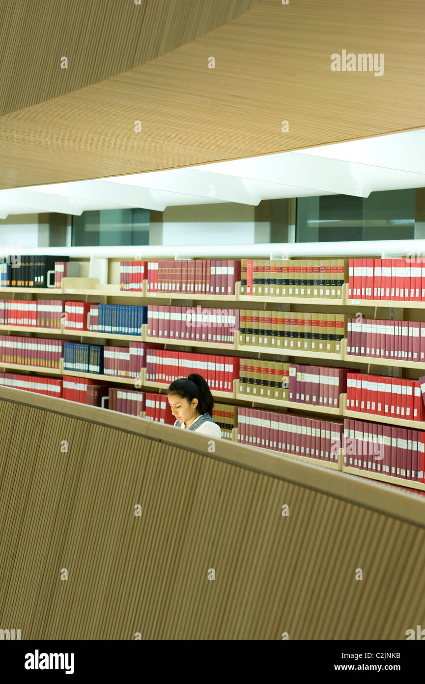 La bibliothèque de l'Institut de droit de l'Université de Zurich, Suisse Banque D'Images