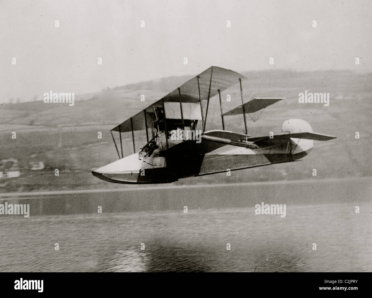 Curtiss Flying Boat de Marshall E. Reid Banque D'Images