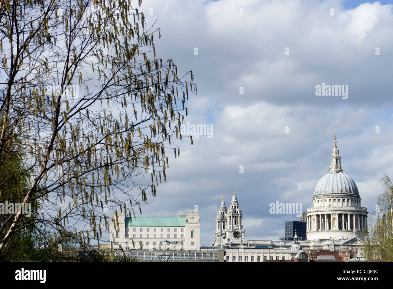 La Cathédrale St Paul à Londres, Angleterre, RU Banque D'Images