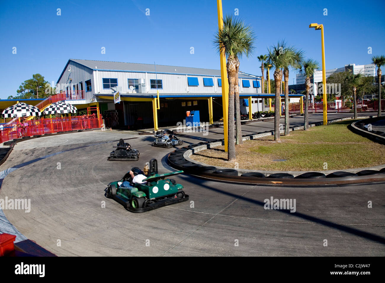 Nitro Alley Speedpark, Motor Sports, Daytona Beach, FL Banque D'Images
