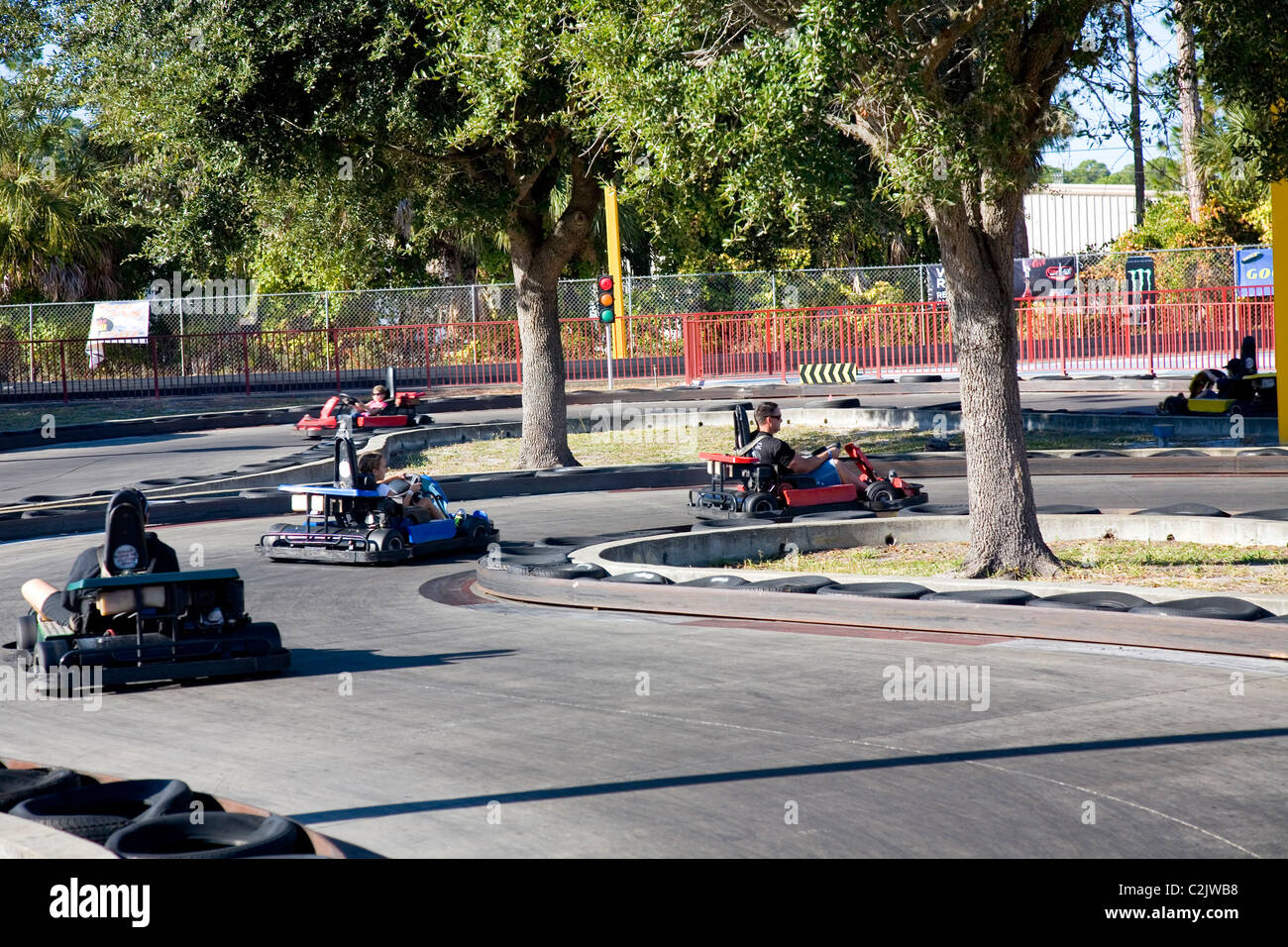 'Nitro' Alley Speedpark à Motor Sports, Daytona Beach, FL Banque D'Images
