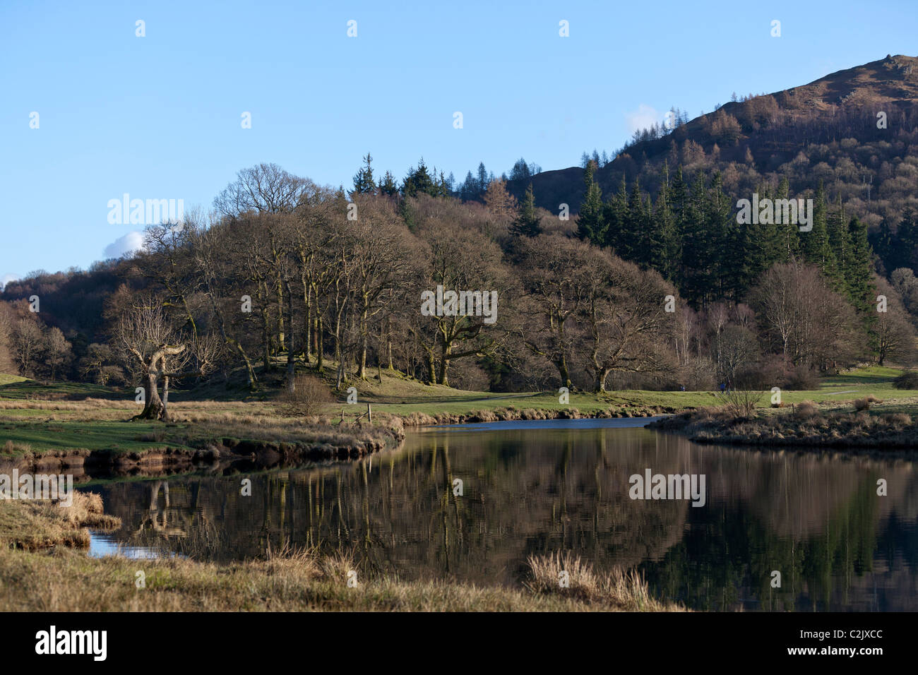 Elter l'eau, le Lake District, Cumbria, England, UK. Banque D'Images