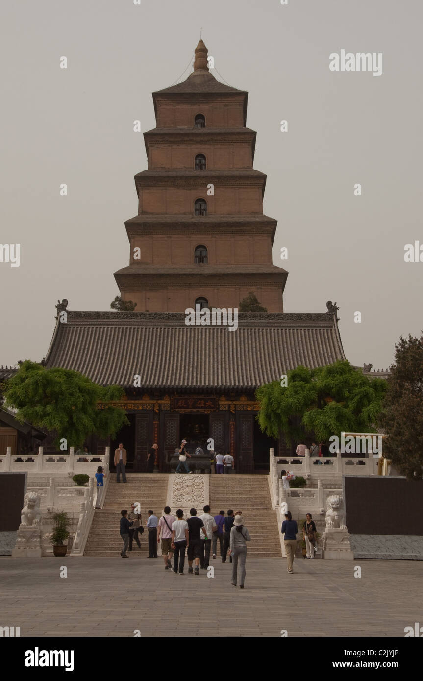 Big Goose Pagoda, Xi'an, Chine Banque D'Images