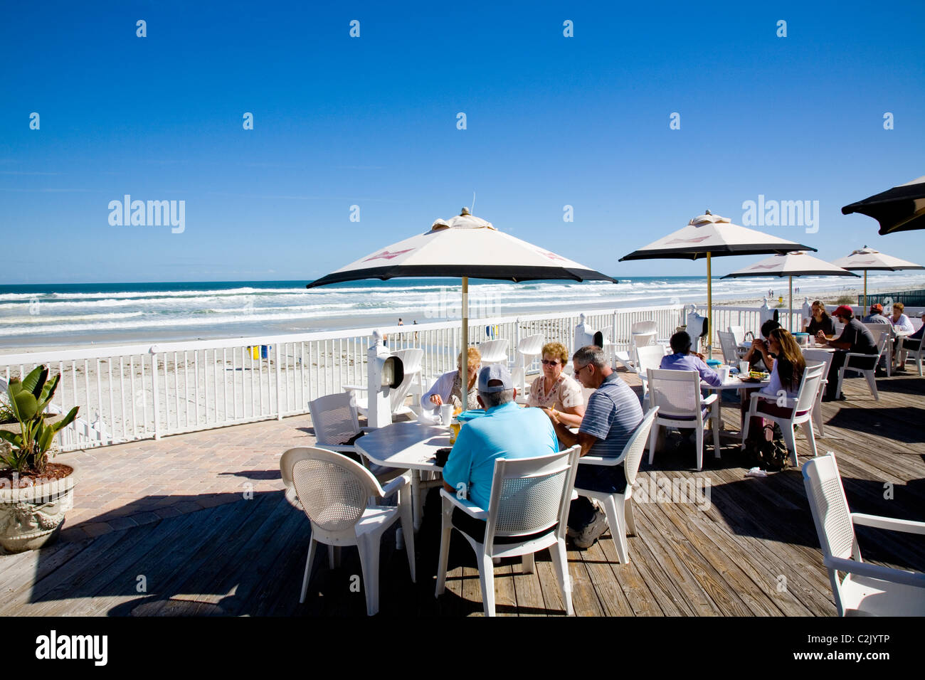 Tour du bar et restaurant, Daytona Beach, FL Banque D'Images