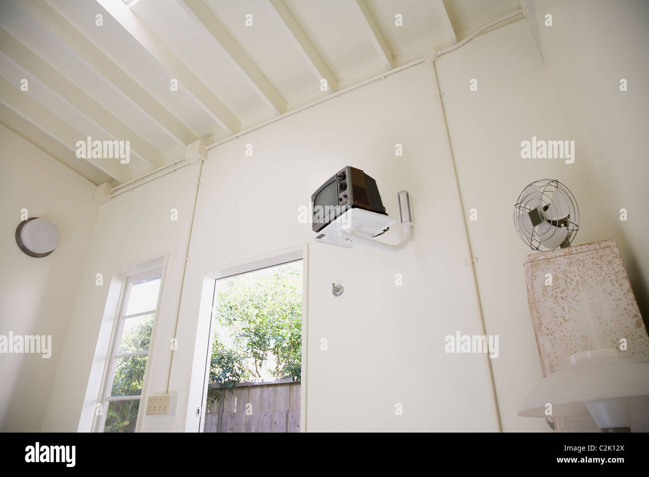 Meubles anciens dans la salle de séjour Banque D'Images