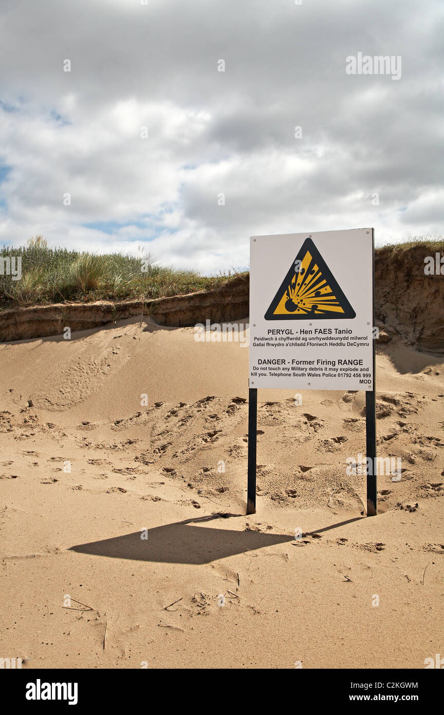 Whiteford Sands, Gower, au Pays de Galles Banque D'Images