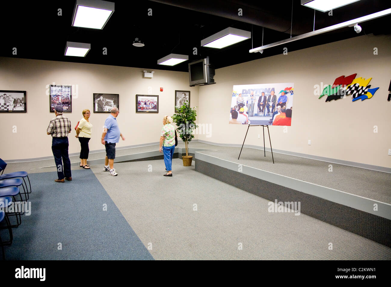 Daytona International Speedway, Daytona Beach, FL Banque D'Images