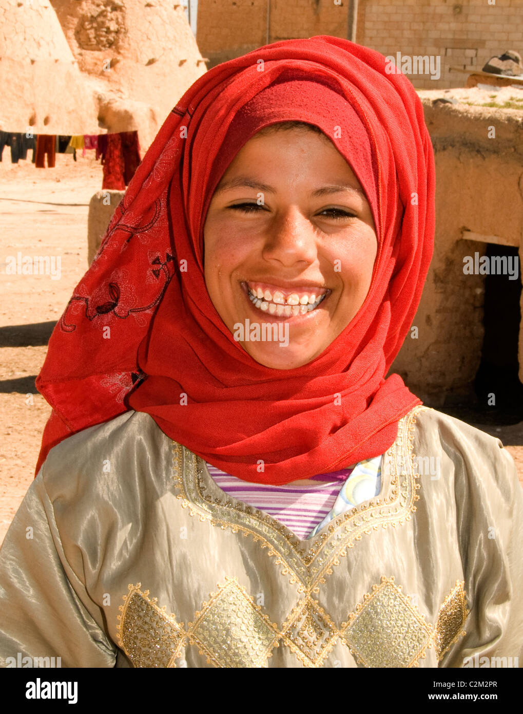 Désert de Syrie Badiyat al Sham, élevage de moutons, culture, villages bédouins, homme femme, Moyen-Orient syrien Banque D'Images