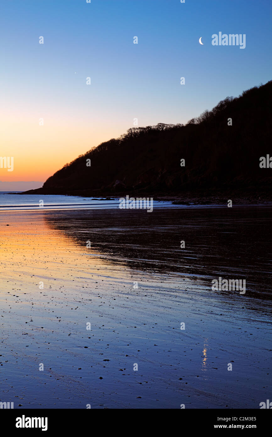 Oxwich Bay, Gower, au Pays de Galles Banque D'Images