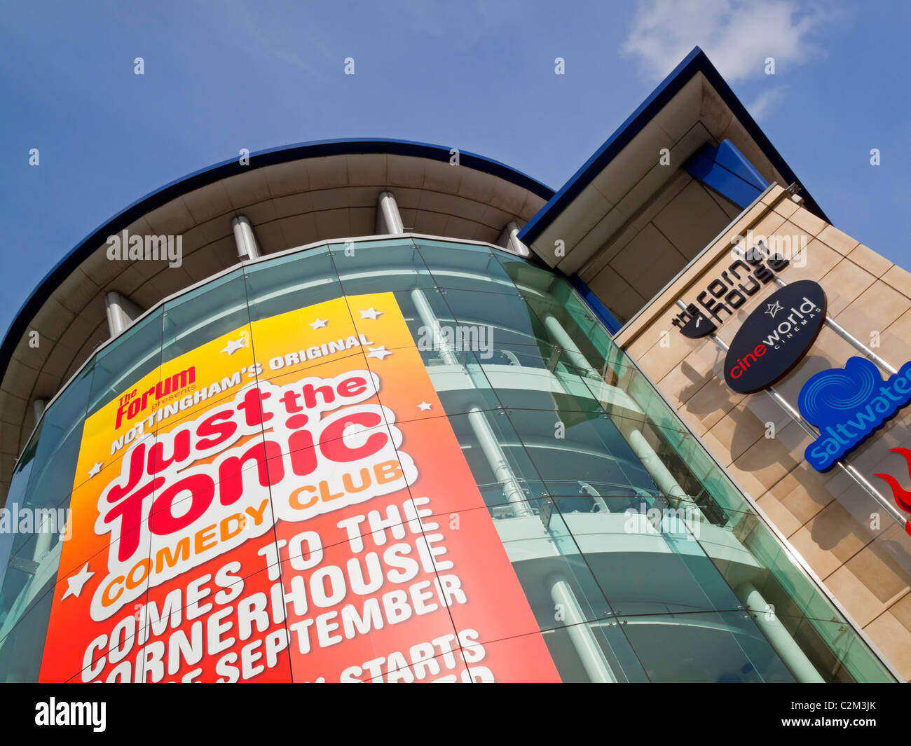 Le Cornerhouse dans le centre-ville de Nottingham en Angleterre UK qui contient des restaurants, cinéma et un club de comédie Banque D'Images