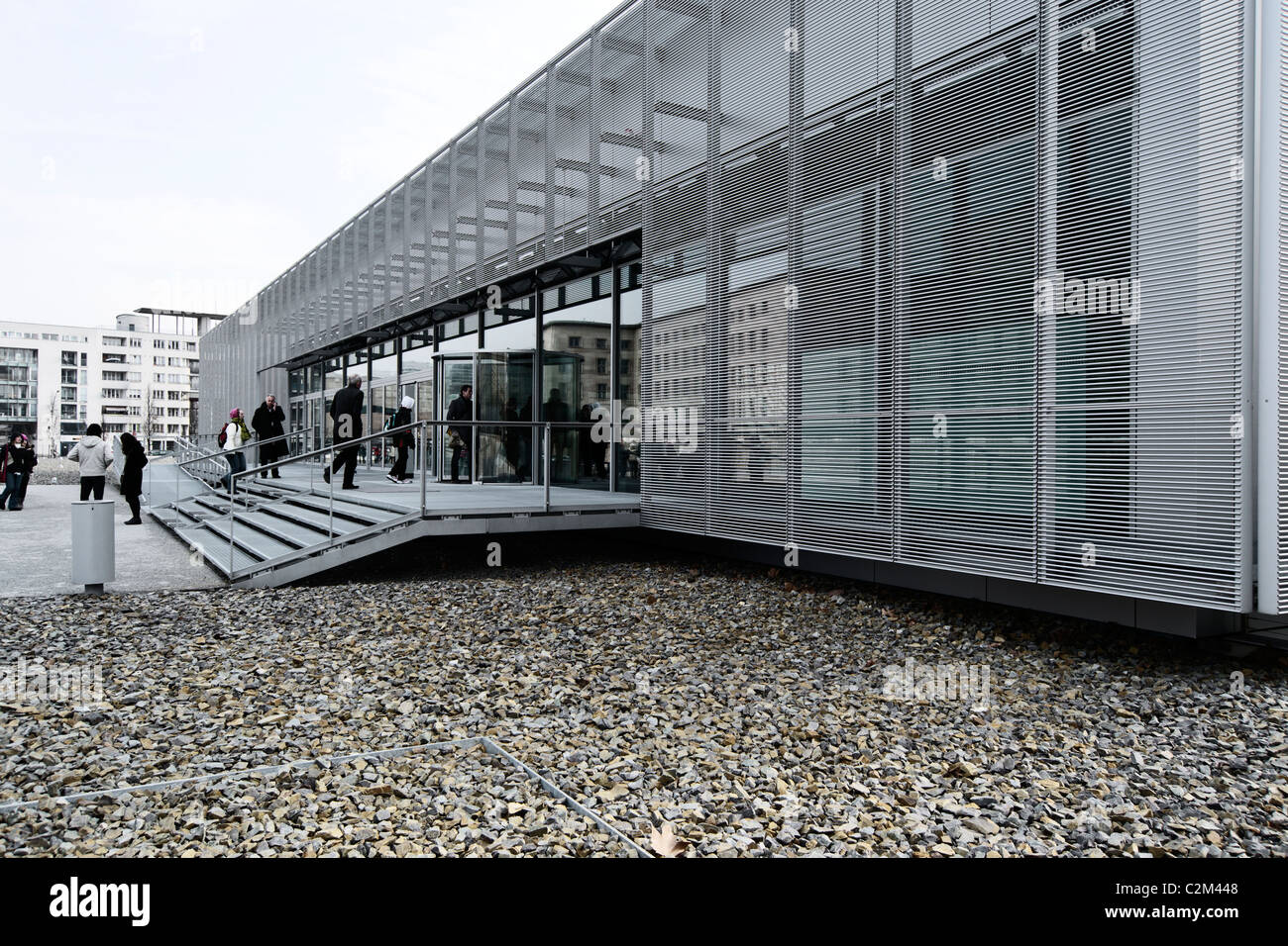 L'architecture de Berlin, l'immeuble de ' Topografie des terreurs' Banque D'Images