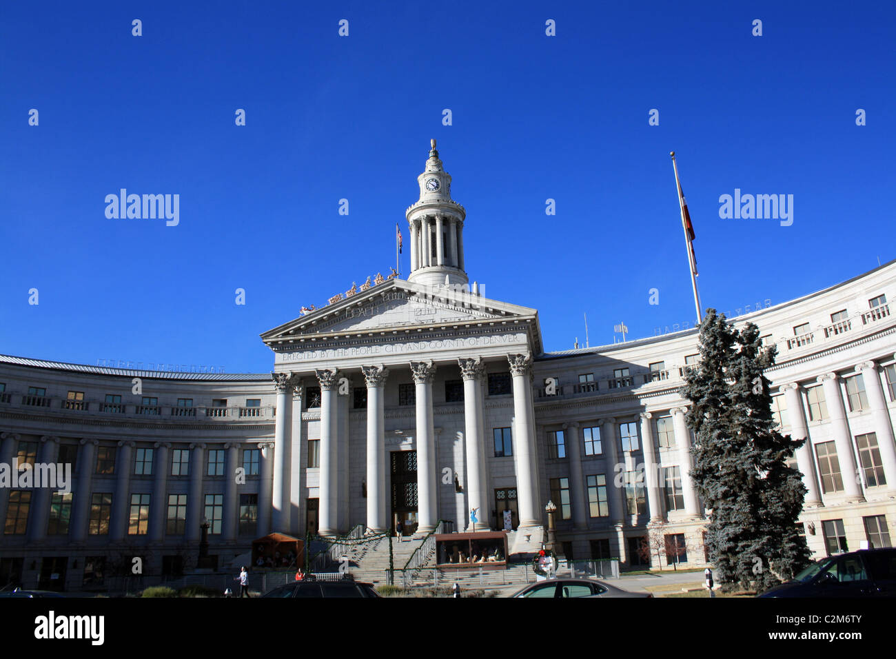 CITY AND COUNTY BUILDING DENVER USA 26 décembre 2010 Banque D'Images