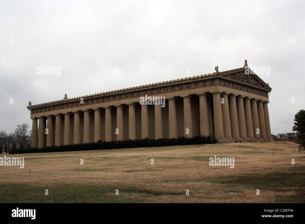 Le parc Centennial PARTHENON NASHVILLE USA 19 janvier 2011 Banque D'Images