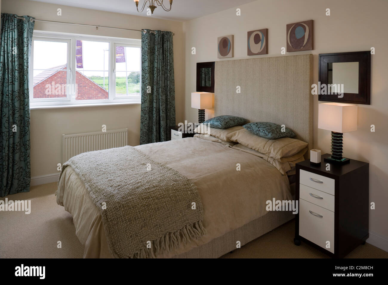 Maisons de Style Mews, Retford, Nottinghamshire et Misterton Banque D'Images