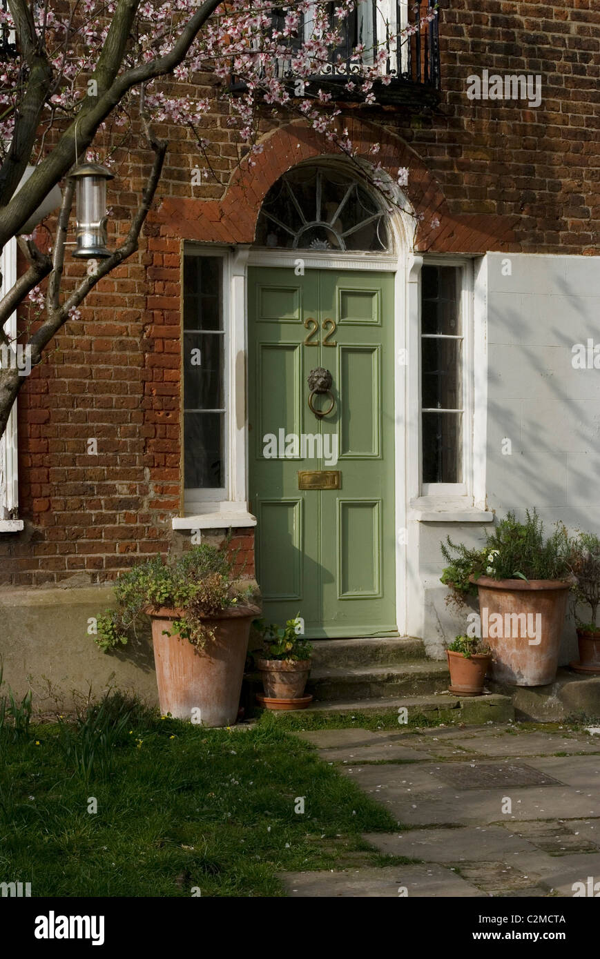 Maison sur Chiswick Mall, Chiswick, Londres Banque D'Images