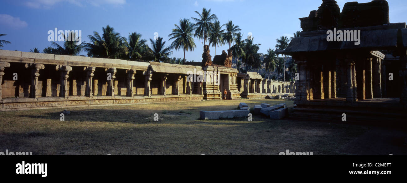 Sule bazaar. Hampi Banque D'Images