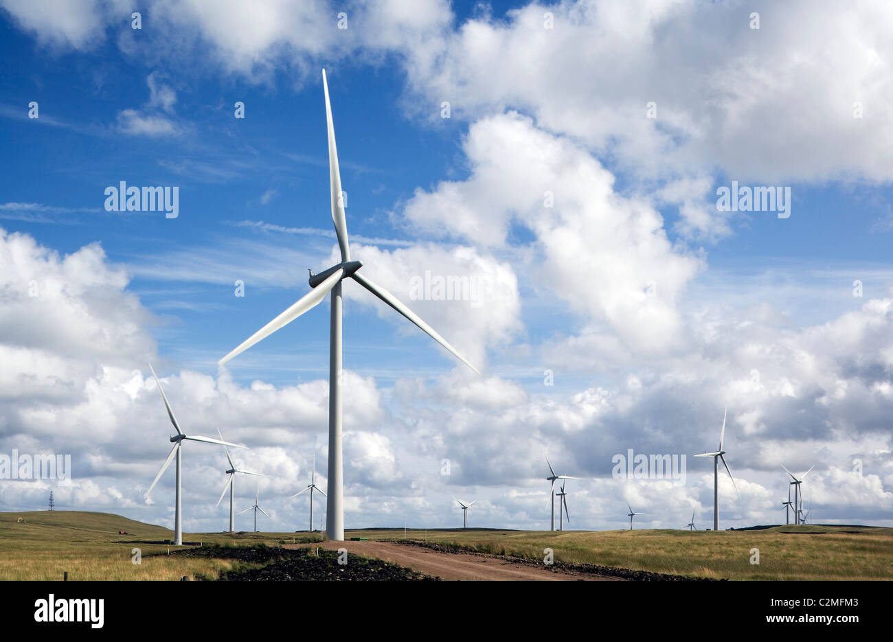 Whitelee Wind Farm, près de Glasgow Banque D'Images