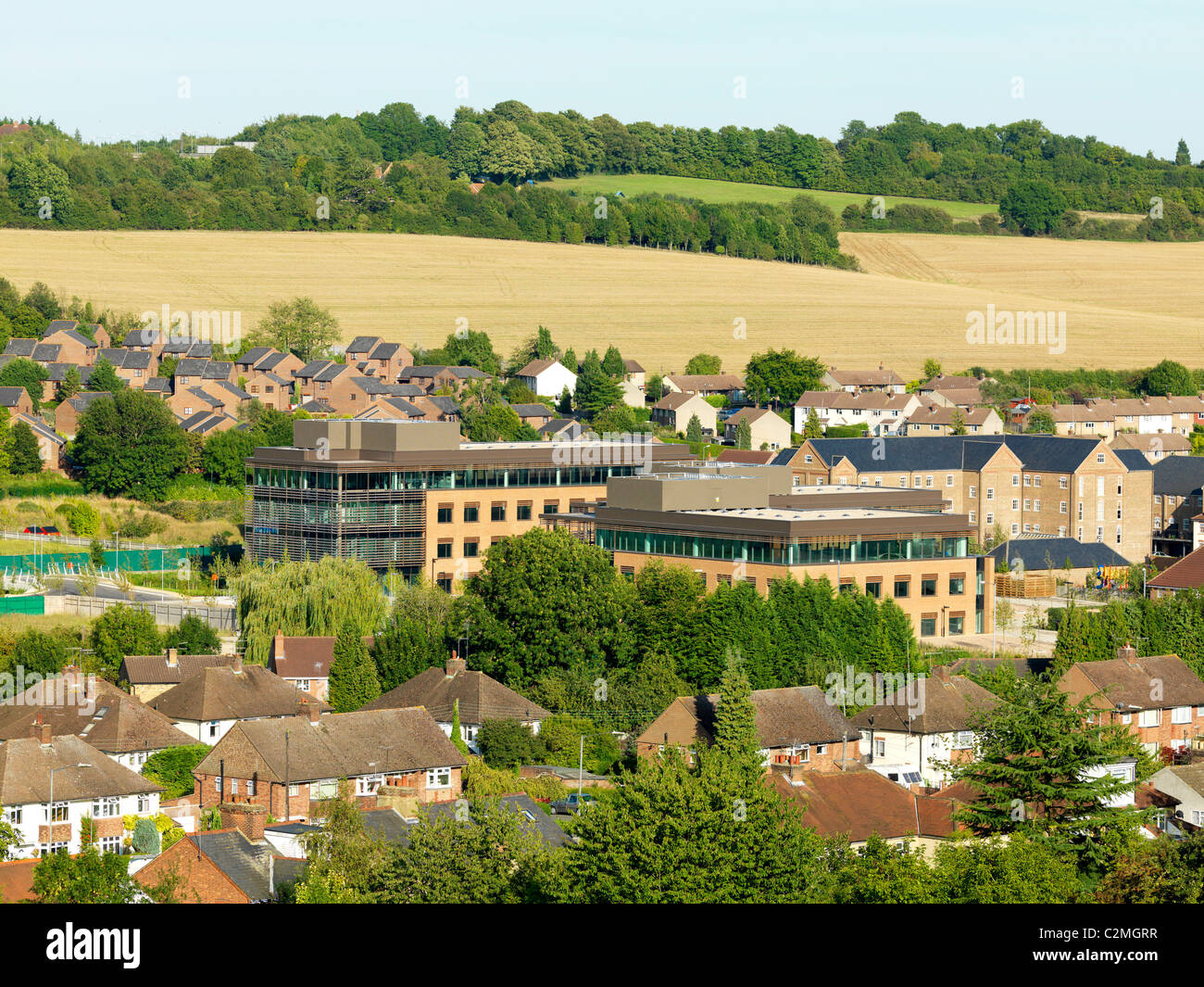 Gloire Park, Wooburn Green, High Wycombe. Le parc d'affaires de l'environnement. Un grade BREEAM bureaux "excellent". Banque D'Images