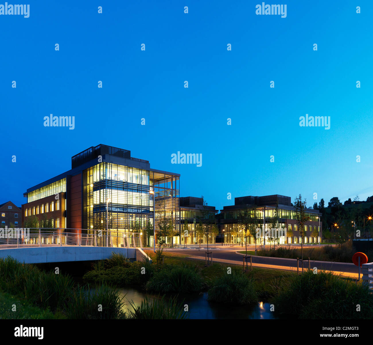 Gloire Park, Wooburn Green, High Wycombe. Le parc d'affaires de l'environnement. Un grade BREEAM bureaux "excellent". Banque D'Images