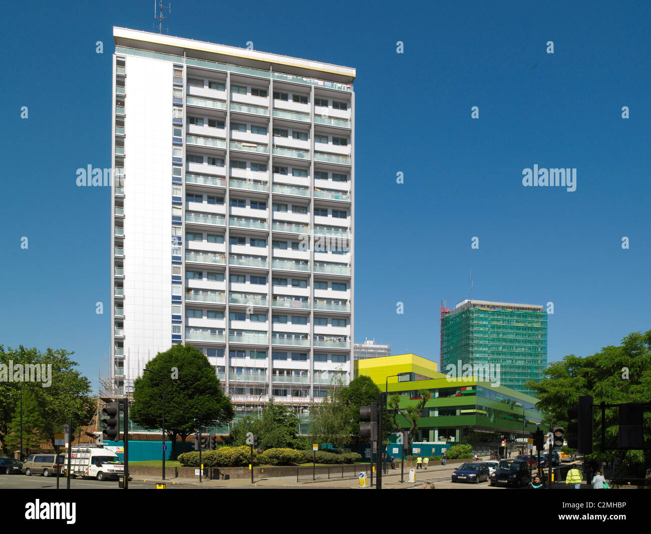 Maisons de Citywest CC Westminster Warwick High Rise, Westminster, Londres Banque D'Images