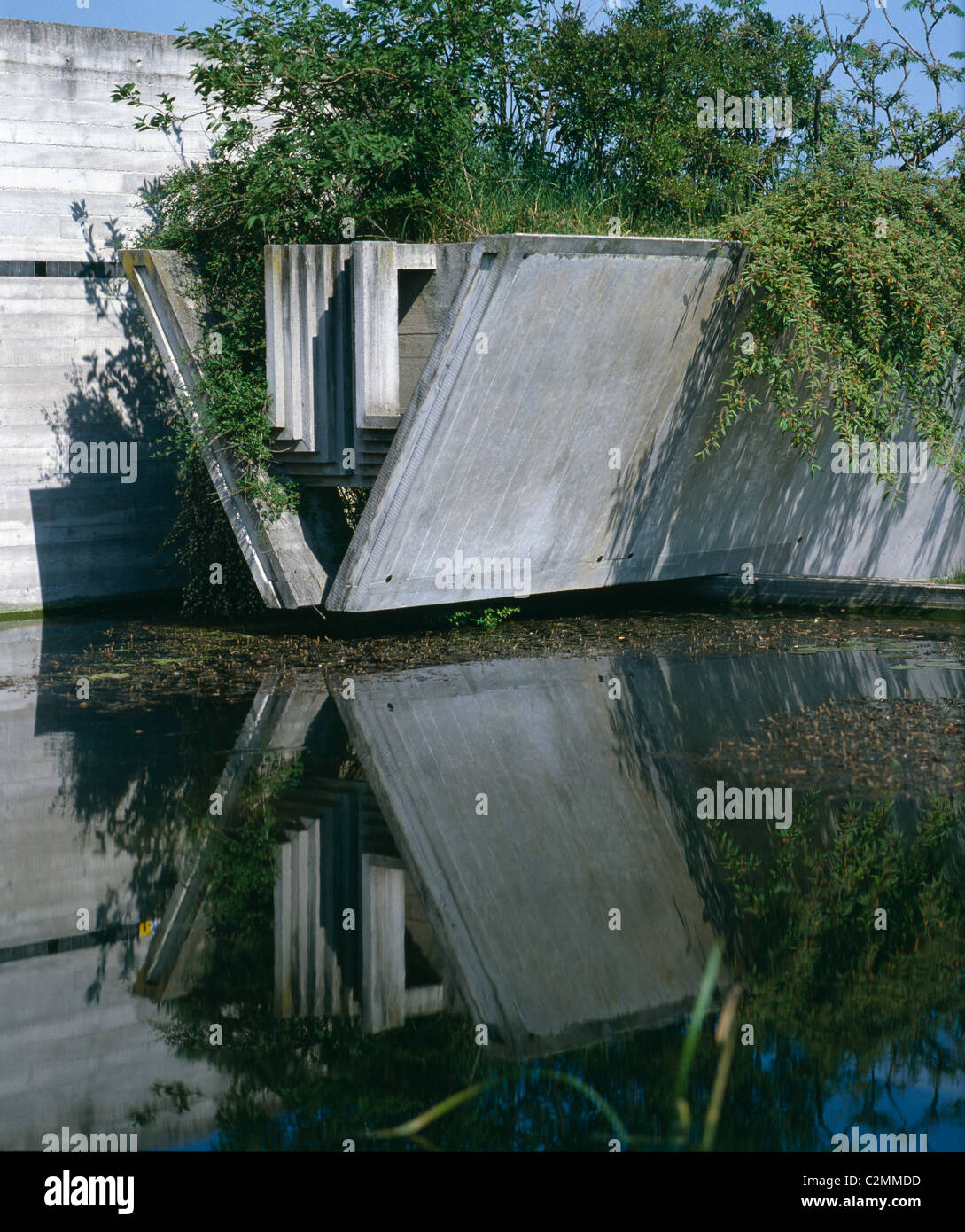 Cimetière Brion, San Vito d'Altivole, près de Trévise, 1969 - 1978. Banque D'Images