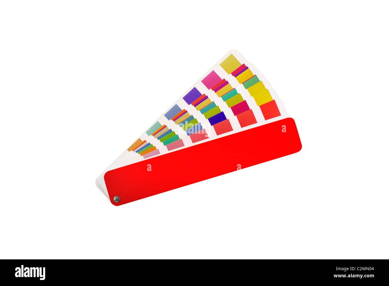 Nuances de couleur isolées livre avec couvercle blanc Banque D'Images