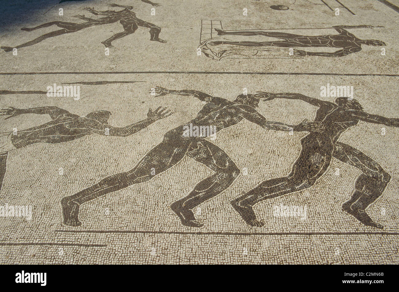 Stade sportif de Mussolini, Rome - Jeux Olympiques 1933 - Statues - architecture fasciste Banque D'Images