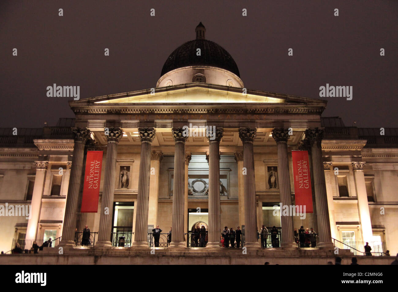 La National Gallery de Trafalgar Square, Londres Banque D'Images