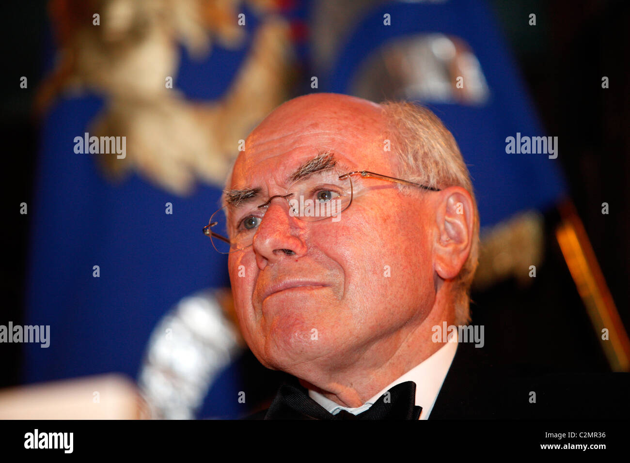 L'ancien Premier Ministre d'Australie, John Howard Banque D'Images