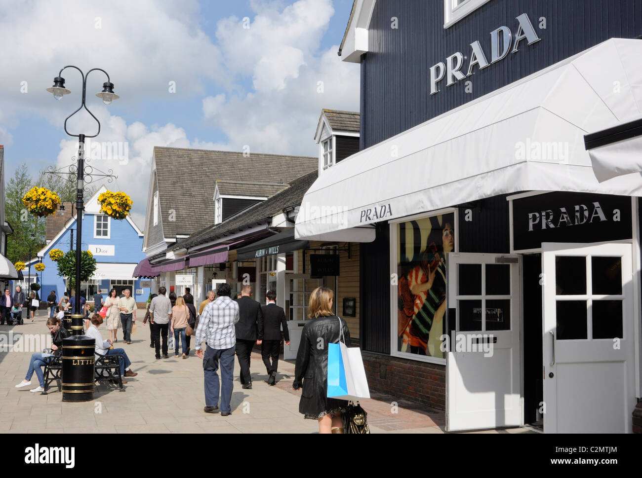 Bicester Village, a prétendu être le premier Designer Outlet Shopping destination en Europe. Bicester. L'Oxfordshire, Angleterre. Banque D'Images