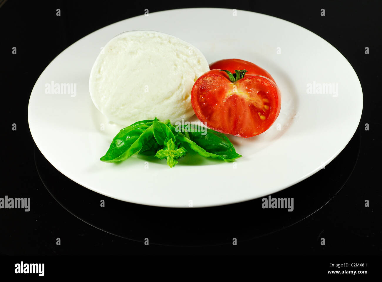 Caprese mozzarella italienne Banque D'Images