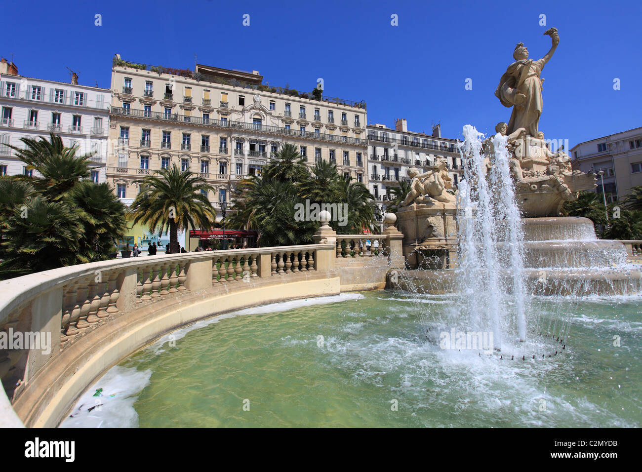 La Place de la liberté de Toulon Banque D'Images