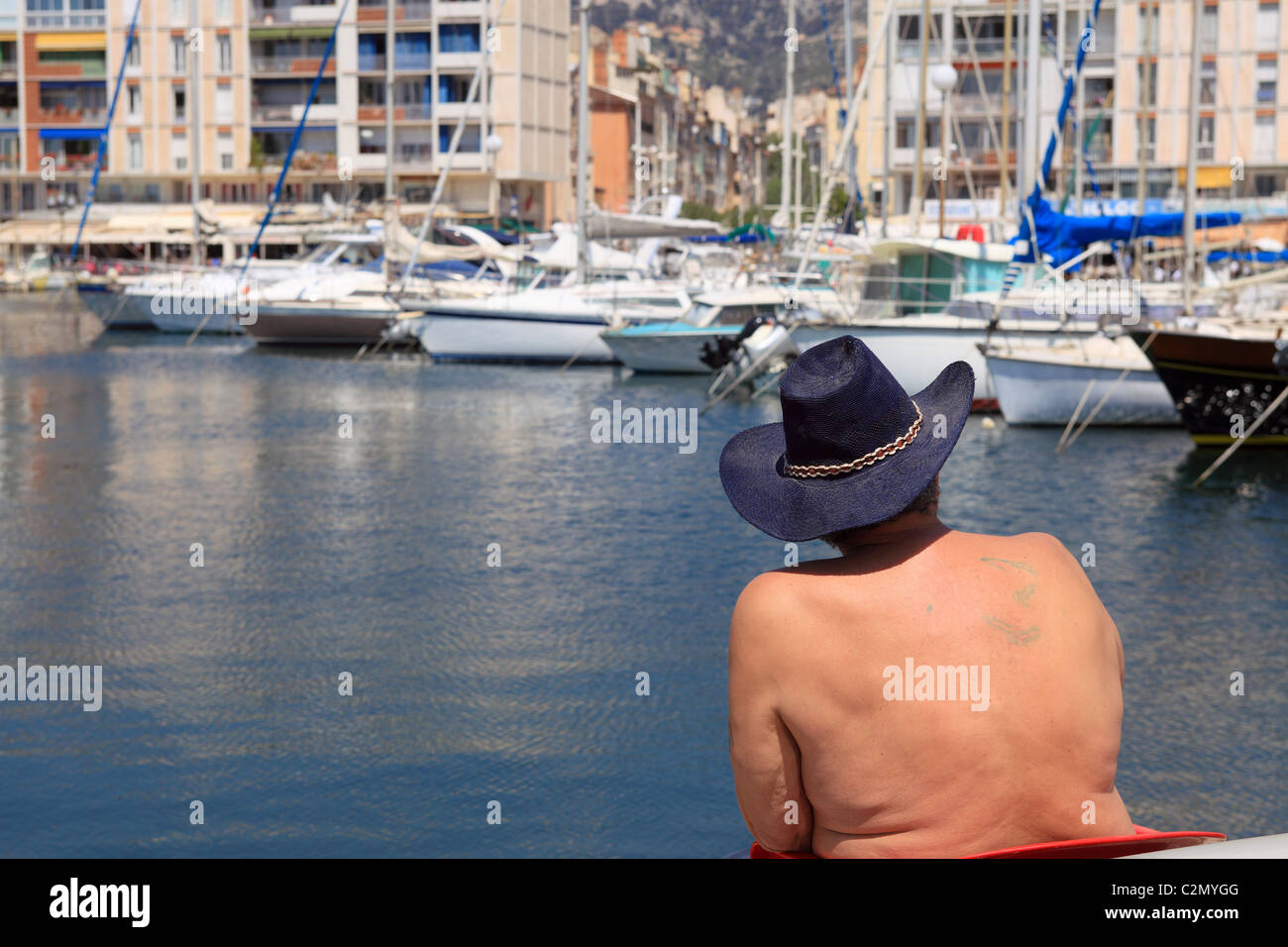 Port de plaisance de Toulon Banque D'Images