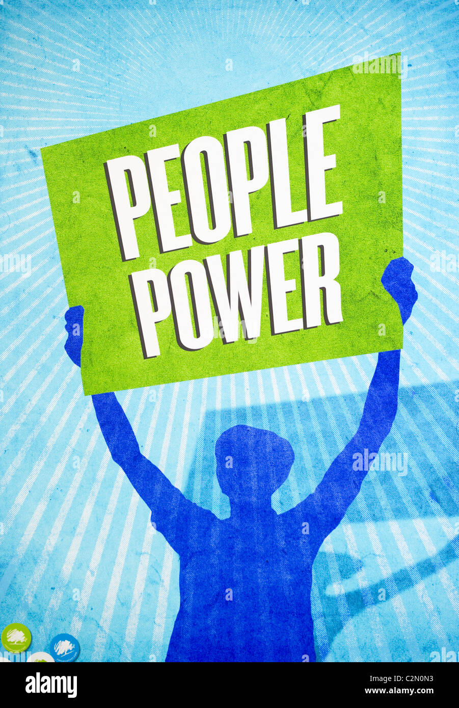 Des affiches de campagne du parti conservateur, le parti conservateur au Forum de printemps, Brighton, 28 février 2010. Banque D'Images