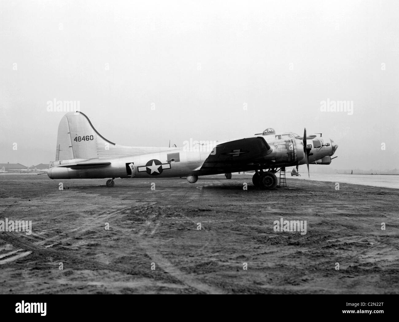 Boeing B-17G Flying Fortress bombardiers Banque D'Images