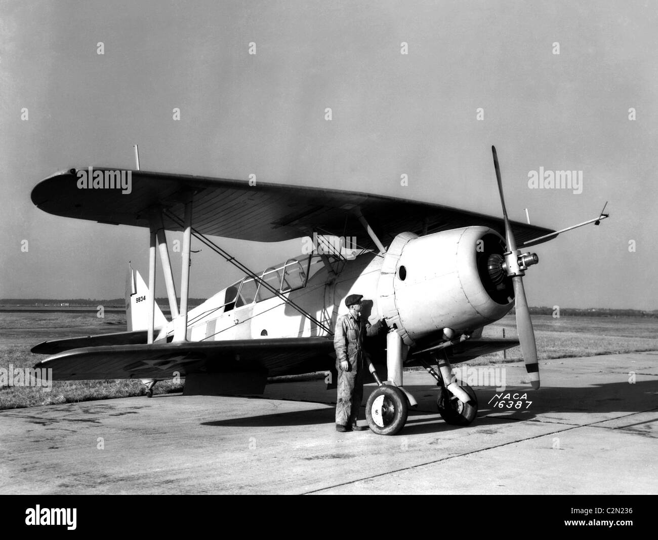 Vought XSB3U biplan américain bomber scout Banque D'Images
