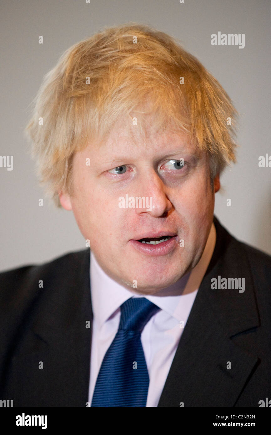 Le maire de Londres, Boris Johnson Banque D'Images